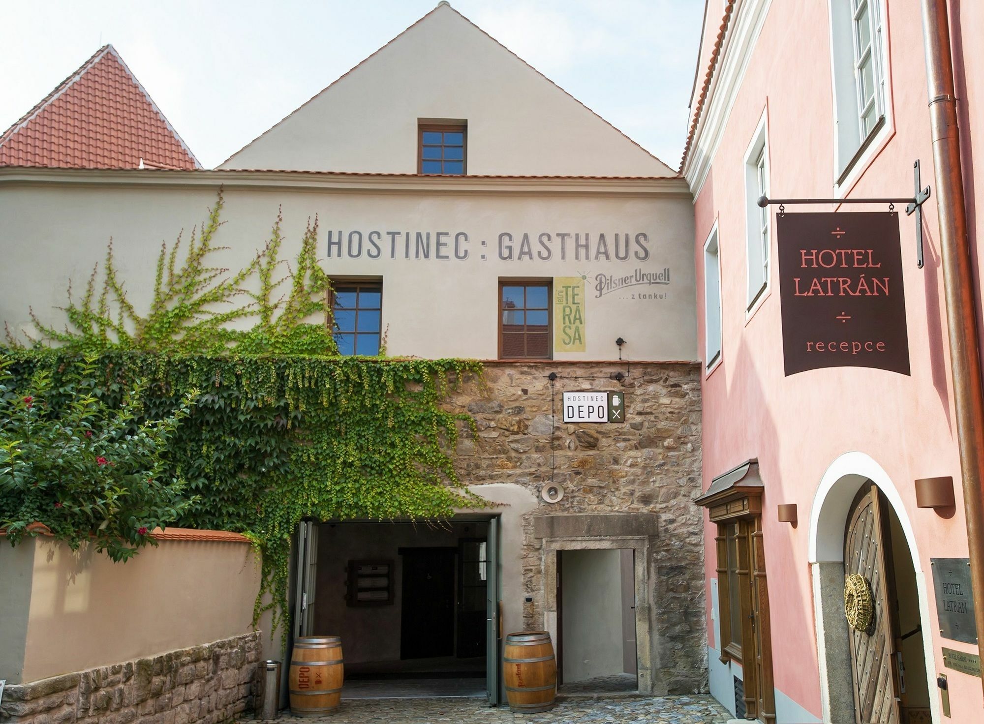 Hotel Latrán Český Krumlov Esterno foto